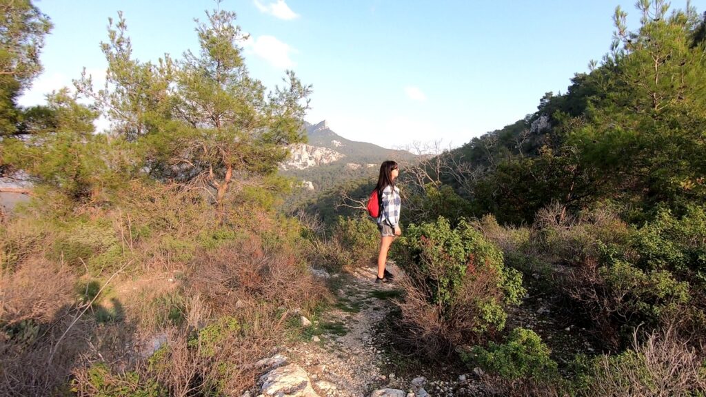 Маршрут со стороны северного склона Панорамы троп маршрута